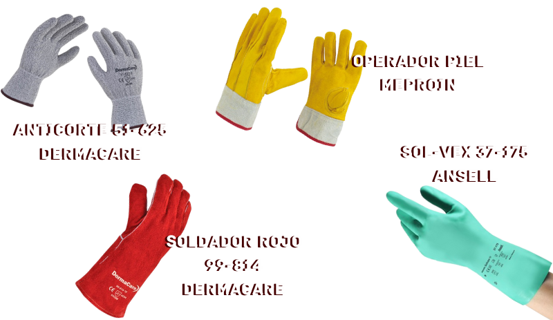 Guantes de seguridad industrial