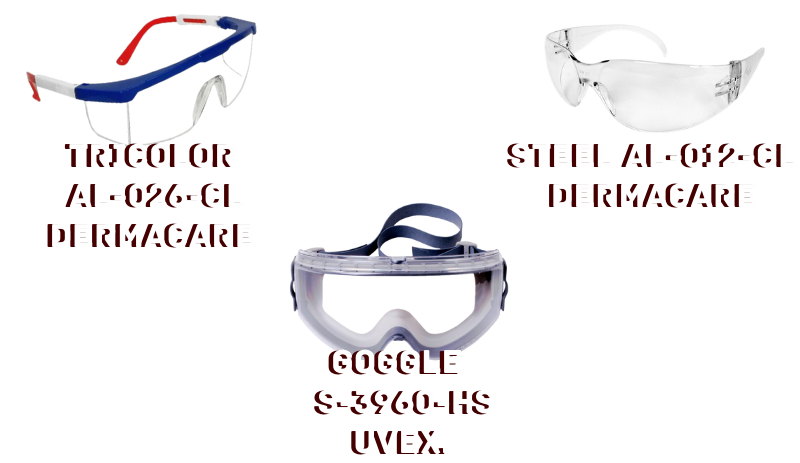 Lentes de seguridad industrial